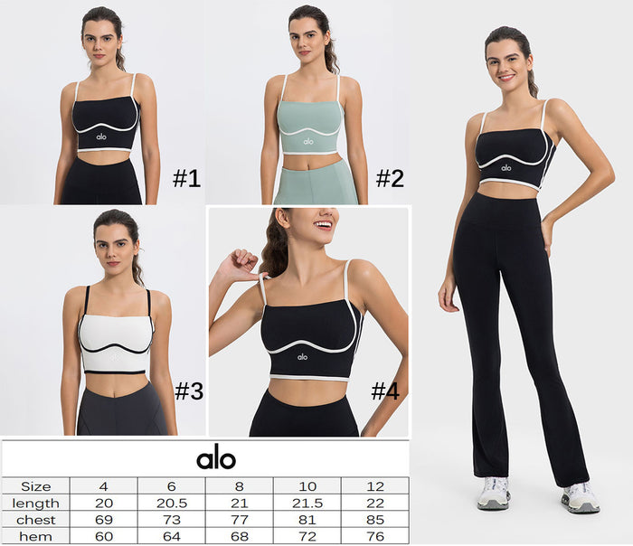 A L O  Cropped Tank Tops