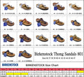 B-irk Thong Sandal 801 (Style 1-10)