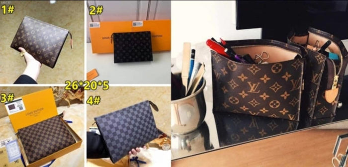 Boujee Makeup/Shower/Organizational Zipper Clutch