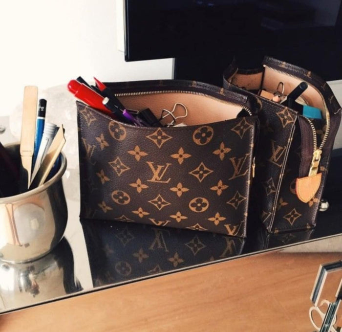 Boujee Makeup/Shower/Organizational Zipper Clutch