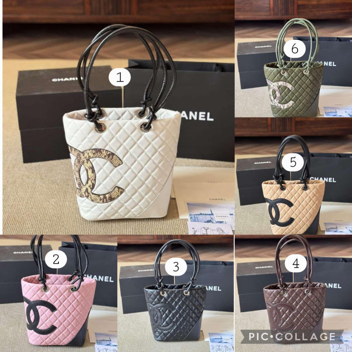 CC Quilted Handbag Totes 1-6