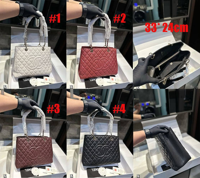 CC Quilted Shoulder Bags