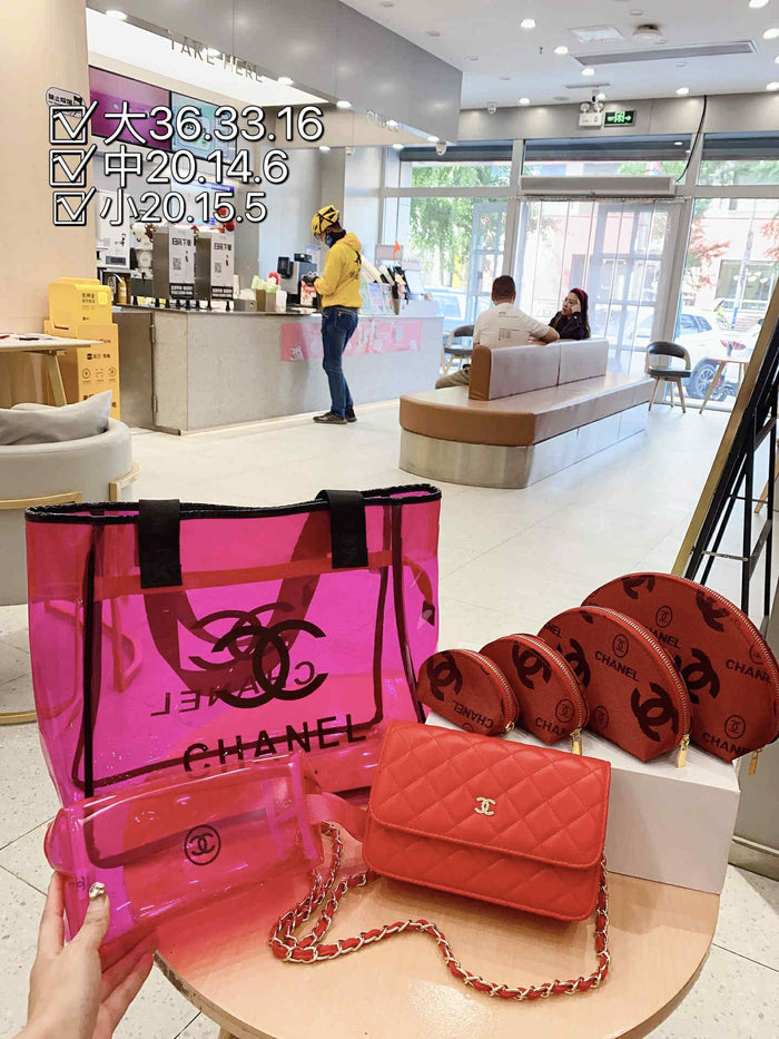 CC Reg Quality Pink Bag Set New