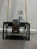 Clear L Crossbody Bag