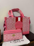 Co@ch Pink Bag Set