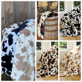 Cow Print Throw Blankets