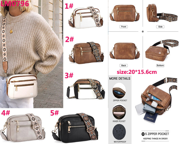 Crossbody Bags Detailed Strap
