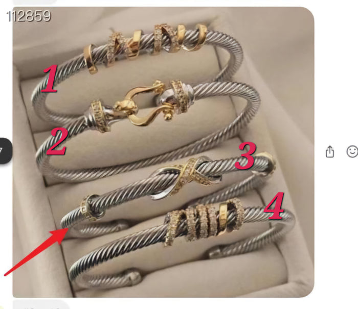 DY Cable Cuff Bracelets 3
