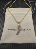 DY Green Horn Necklace