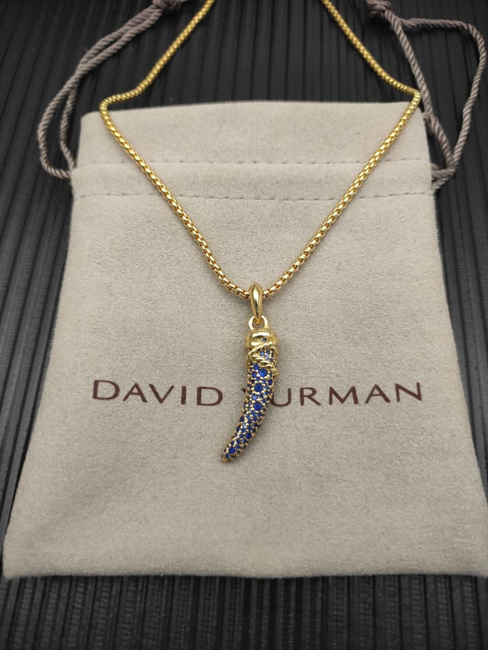 DY Green Horn Necklace