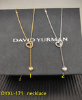 DY Heart Adjustable Necklace