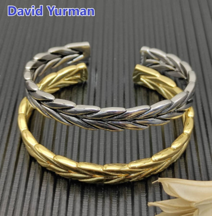 DY Leaf Cuff Bracelet