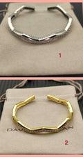 DY ZipZag Cuff Bracelets