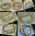 E Stacked Beaded Bracelets 5