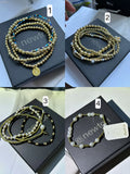 E Stacked Beaded Bracelets 6