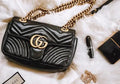 G*G Black Quilted Bag 4