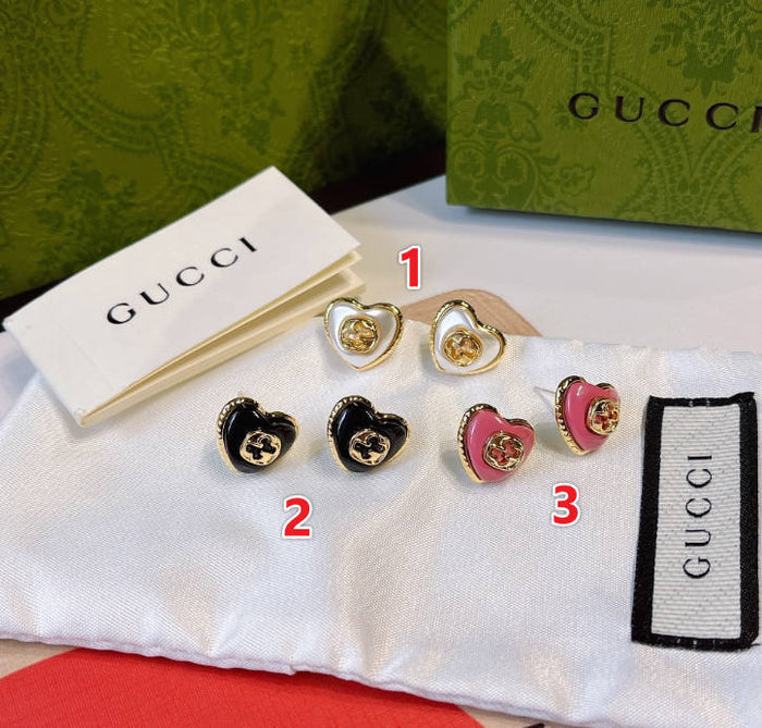 G*G Earrings Heart Stud