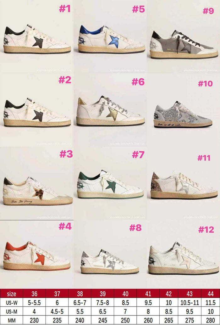 GOLDEN G Shoes 7-12