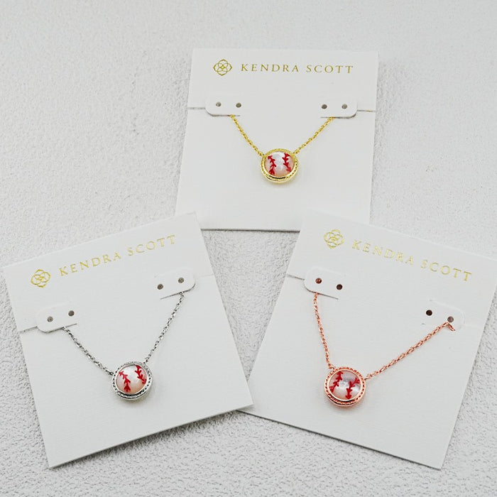 K-S Baseball Necklace