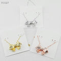 K-S Bow Necklaces