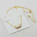 K-S Classic Necklace White