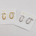 K-S Hoop Earrings