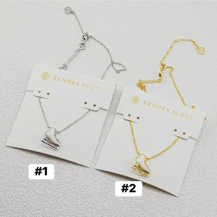 K-S Ice Skate Necklace