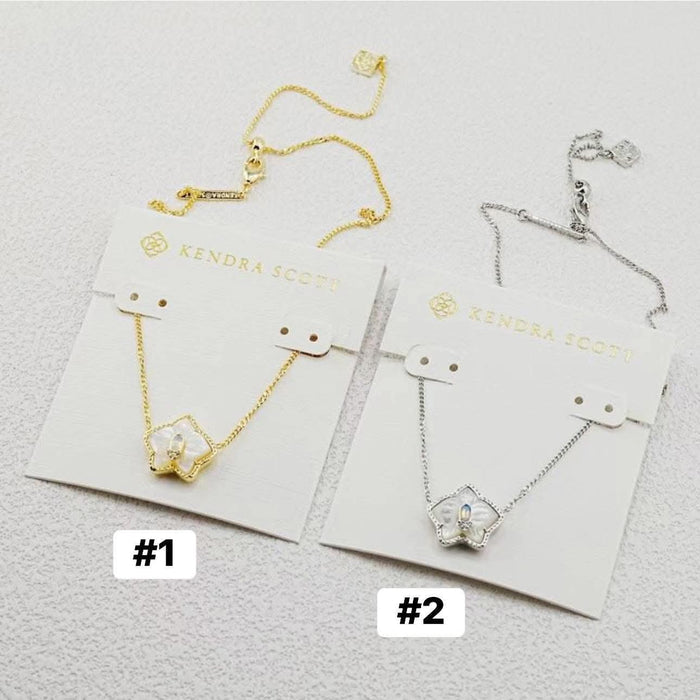 K-S Orchid Neckalace