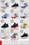 Kids shoe 4- top row left to right for #