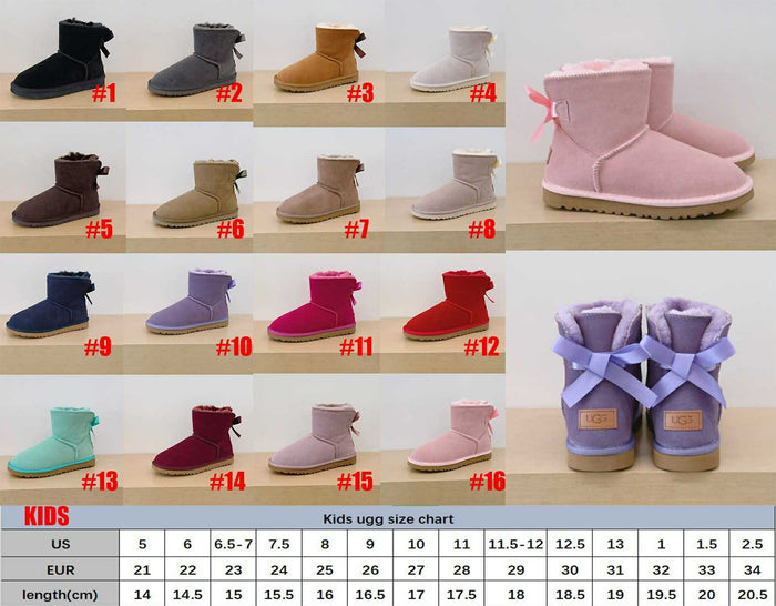 Kids U Bow Boots 1-6