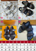 L 2 Strap Slip on Sandal 1-4