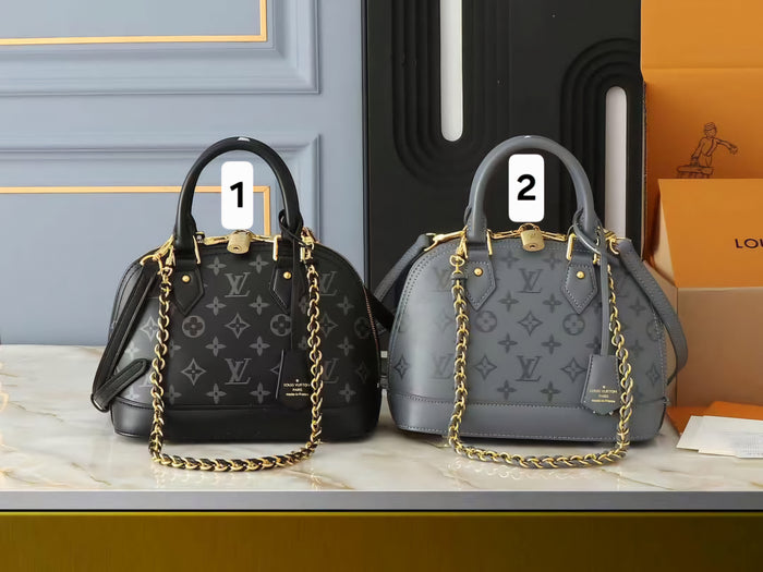 L Alma Bags Black/Grey