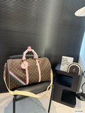L Boujee Stripe Duffle