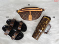 L Brown Bum Bag/ Cup / Sandal ** INDIVIDUALLY**