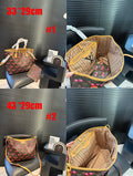 L Brown Mono Cherry Bags