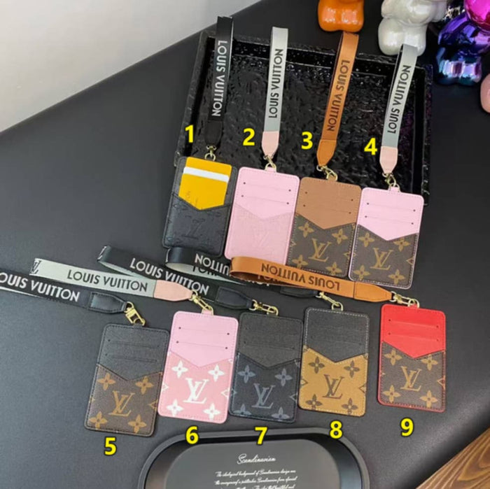 L Cardholder w/ Strap