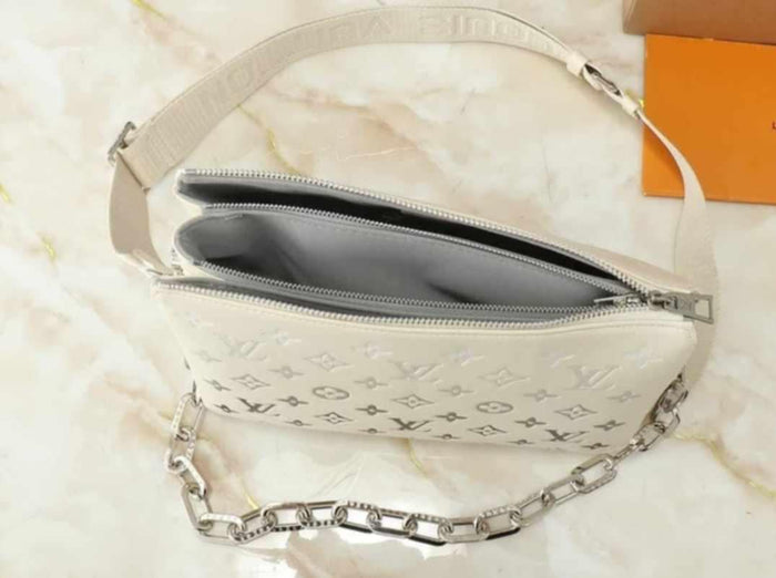 L Coussin Bag Cream/White