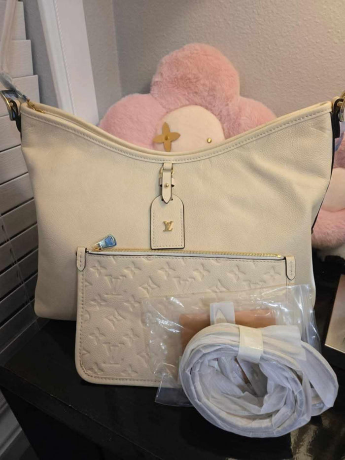 L Cream Carry Bag