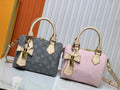 L Denim Bags Grey/Pink
