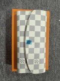 L Full Size Checkered Wallet
