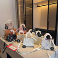 L Go Bags White/Pastel