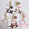 L Logo Charm Keychains
