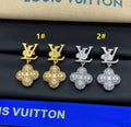 L Logo Earrings 2