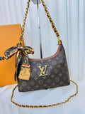 L Mono Bag w Chain Strap & Twilly