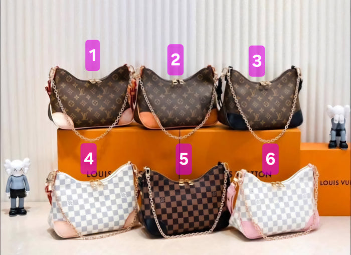 L Mono Bags w/ chains