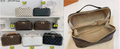 L Mono Cosmetic Bags