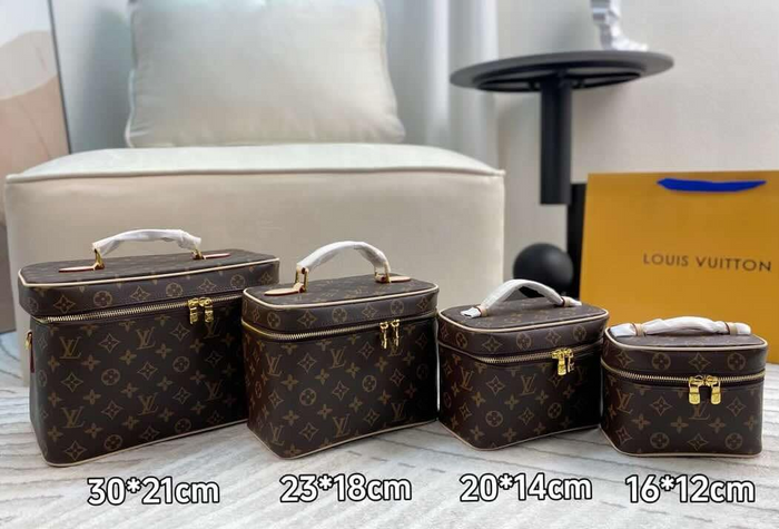 L mono Cosmetic Makeup Bags