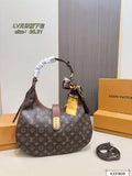 L Monogram Brown Shoulder Bag