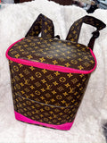 L Mono/Pink Cooler Backpack