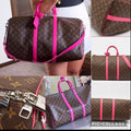 L Mono/Pink Duffle Bag 2